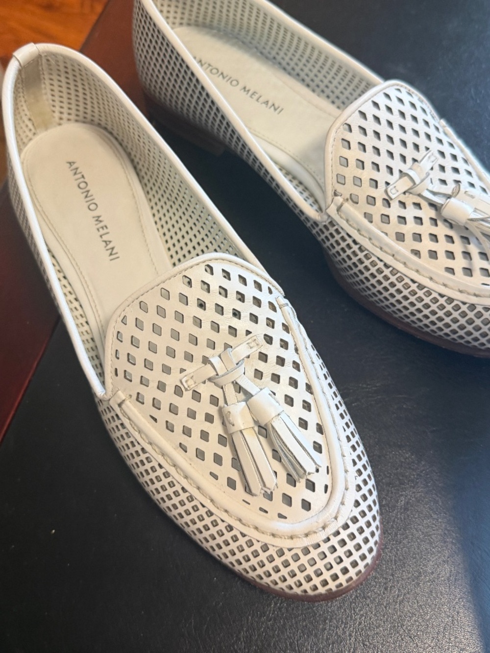 leather flats